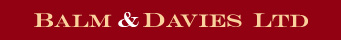 Balm & Davies logo